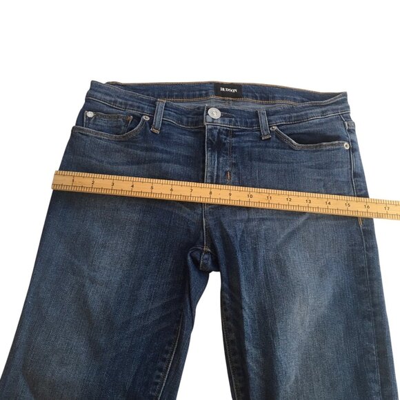 Hudson Jeans Womens 28 Blue Straight Leg Distressed Stretch Denim Stretch - Picture 4 of 12